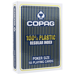 Copag - Blue 2 Corner Plastic Playing Cards