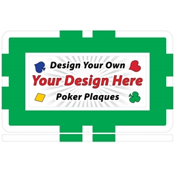 Design Your Own 8 Stripe Poker Plaques