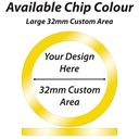 Shiny Gold Custom Poker Chip