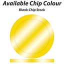 Shiny Gold Custom Poker Chip