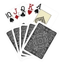 Modiano Black Texas Poker Plastic Playing Cards