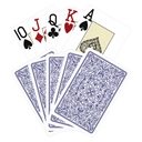 Modiano - Blue Jumbo Bridge Plastic Playing Cards