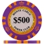 Monte Carlo Poker Chips - Puple 500