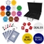 High Quality 200 Piece Suited Numbered Poker Chip Set