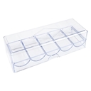 Clear Acrylic 100 Poker Chip Tray with Lid