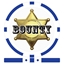 Sheriff Badge Bounty Chips - Blue