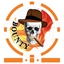 Skull in Hat Bounty Chips - Orange