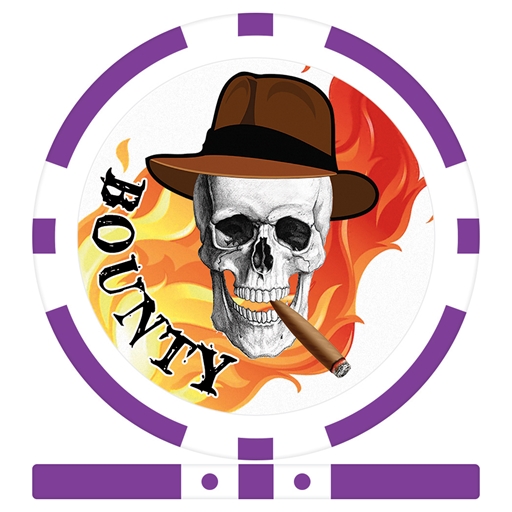 Skull in Hat Bounty Chips - Purple
