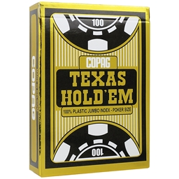 COPAG Gold Black Texas Hold'em Playing Cards