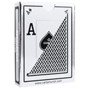 COPAG Silver Black Texas Hold'em Plastic Playing Cards