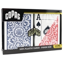 COPAG Elite Red & Blue Plastic Playing Card Twin Pack