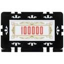 Crown Poker Plaques - Black 100000