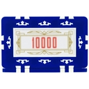 Crown Poker Plaques - Blue 10000