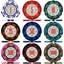 Three Colour Crown Poker Chip Sample Pack