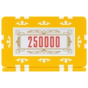 Crown Poker Plaques - Yellow 250000