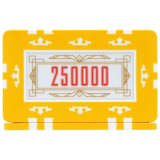Crown Poker Plaques - Yellow 250000