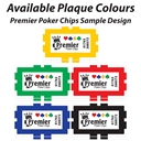 8 Stripe Custom Plaque Available Colours