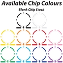 Available Colours - 8 Stripe Custom Poker Chips