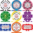 Custom Poker Chips & Plaques Sample Pack