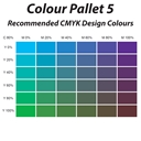 Ceramic CMYK Available Colour Pallet