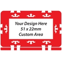 51x22mm Custom Area - Crown Custom Poker Plaques