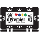 Black Crown Custom Poker Plaque