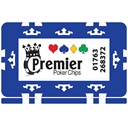 Blue Crown Custom Poker Plaque