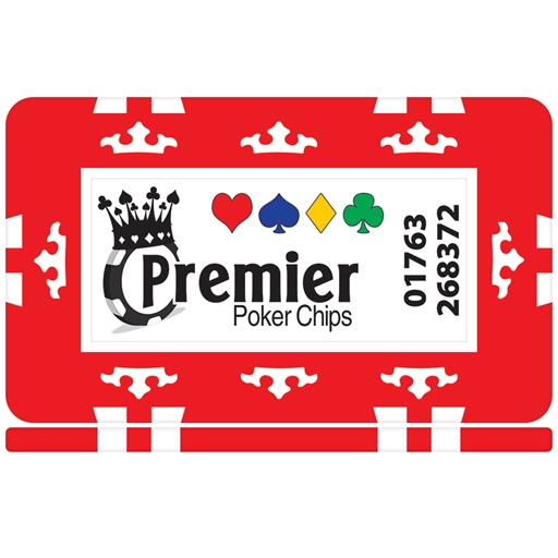 Red Crown Custom Poker Plaque