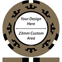 23mm Custom Area - Crown Custom Poker Chips