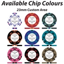 Available Colours - Crown Custom Poker Chips
