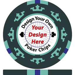 3 Colour Crown 14g Clay Custom Poker Chips