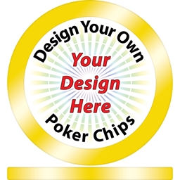 Shiny Gold 12g ABS Custom Poker Chips