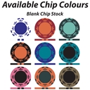 Available Colours - Crown Custom Poker Chips