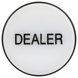 Large Dealer Button Puck