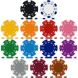 High Quality Dice 12g Poker Chips & Sets