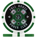 Full House Poker Club Poker Chips - Green 25