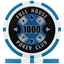Full House Poker Club Poker Chips - Light Blue 1000
