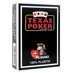 Modiano Texas Poker 2 Corner Plastic Playing Cards