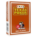 Modiano Brown Texas Poker Plastic Playing Cards