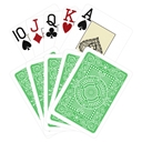 Modiano Green Texas Poker Plastic Playing Cards
