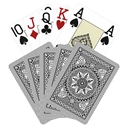 Modiano - Black Poker Plastic Playing Cards