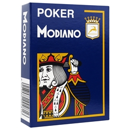 Modiano - Blue Poker Plastic Playing Cards