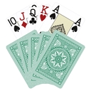 Modiano - Dark Green Poker Plastic Playing Cards