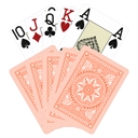 Modiano - Orange Poker Plastic Playing Cards