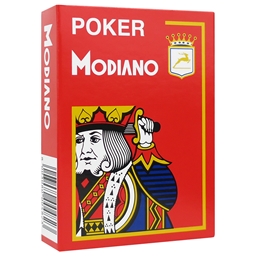Modiano Poker 4 Corner Plastic Playing Cards