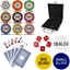 Monte Carlo Poker Club 100 Piece, 14g Poker Chip Set