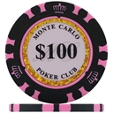 Monte Carlo Poker Chips - Black 100