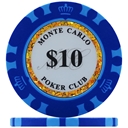 Monte Carlo Poker Chips - Blue 10