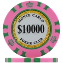 Monte Carlo Poker Chips - Pink 10000