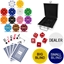 High Quality 100 Piece Suited Numbered Poker Chip Set